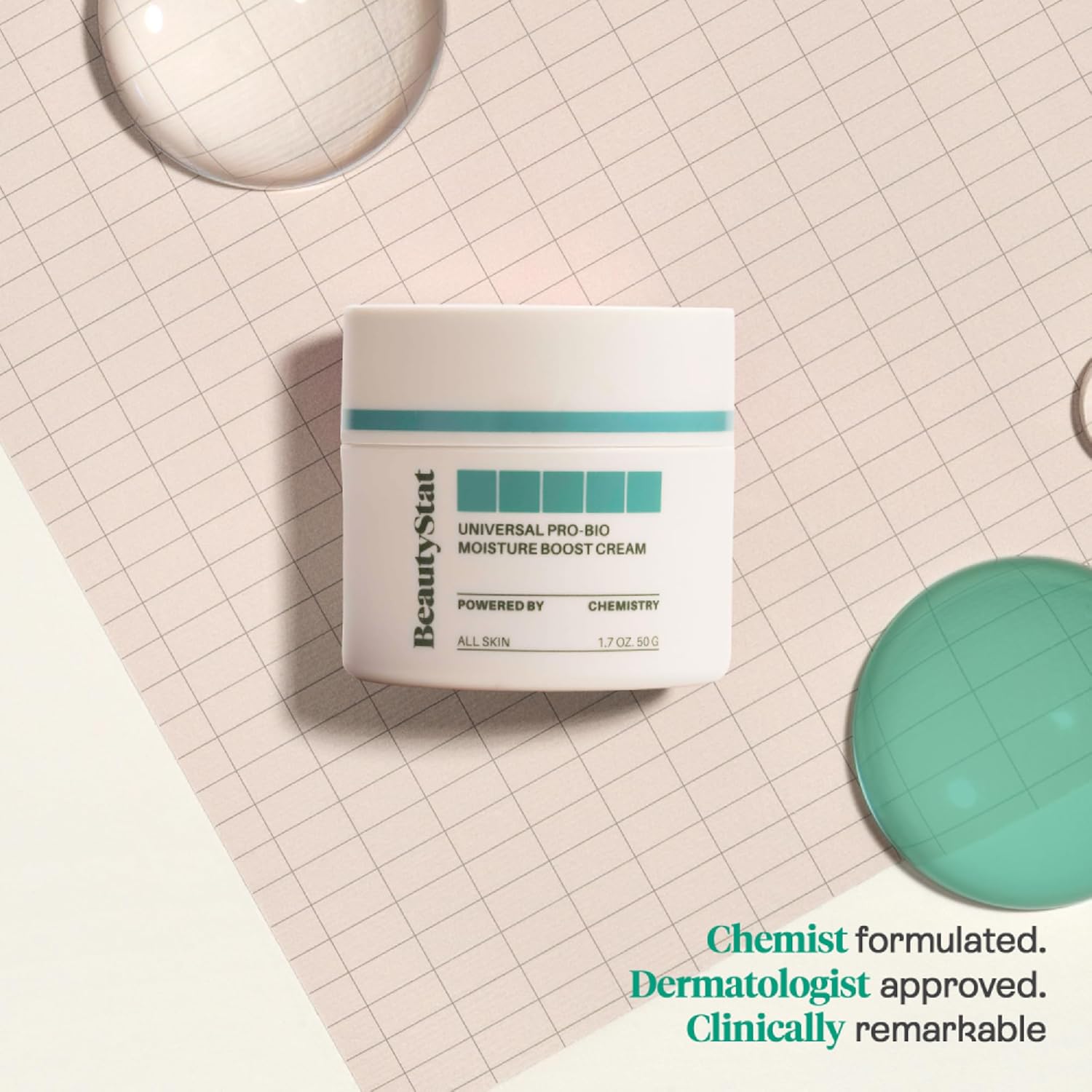 BeautyStat Cosmetics Women's Universal Pro-Bio Moisture Boost Cream, 1.7 Ounce