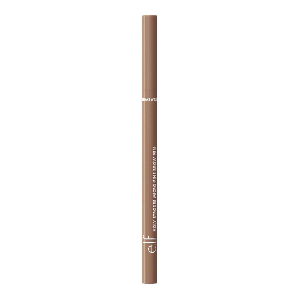 e.l.f. Holy Strokes Micro-Fine Brow Pen, Liquid Waterproof Eyebrow Makeup For Detailing & Adding Dimension, Vegan & Cruelty-Free, Blonde