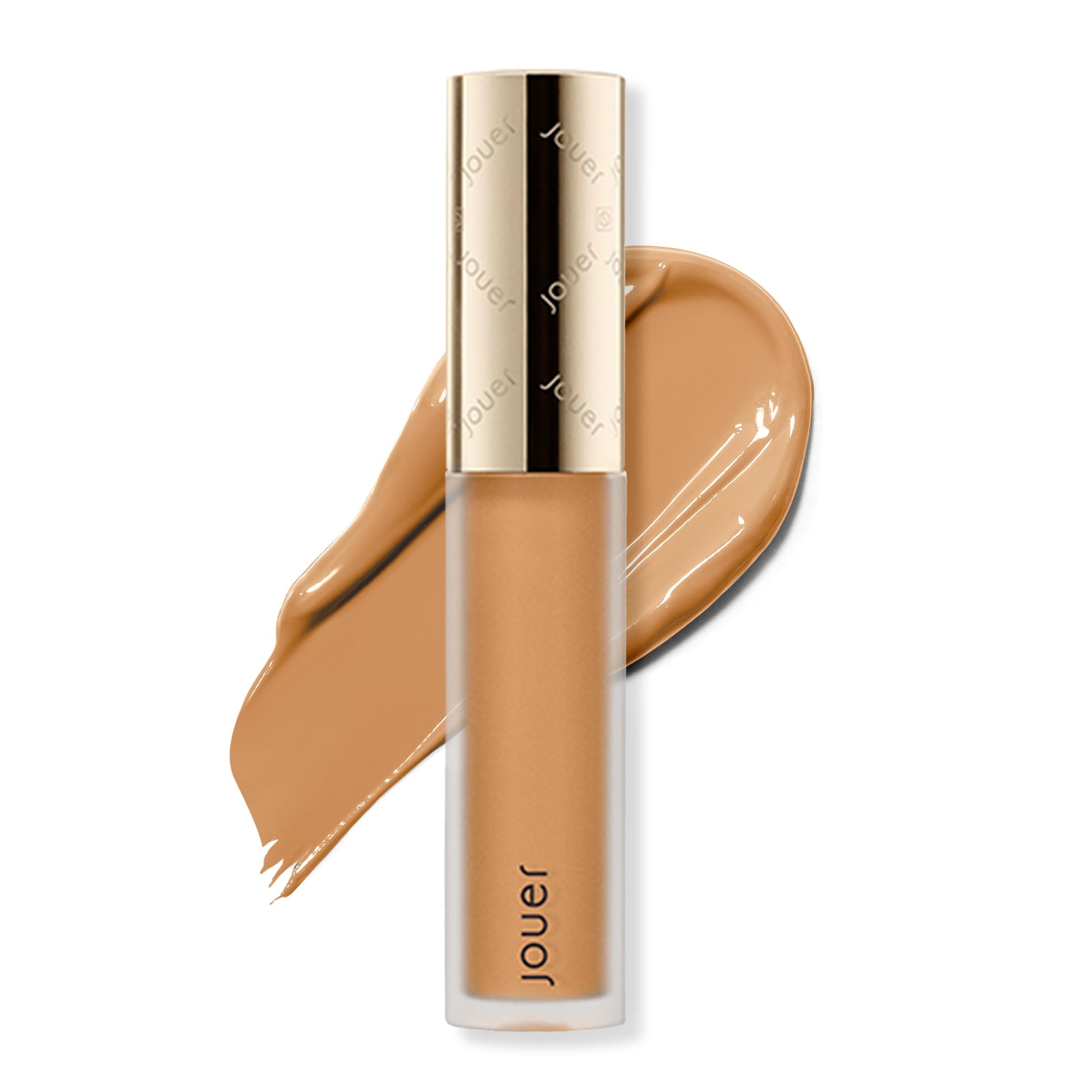 Jouer Essential High Coverage Liquid Concealer - Soft Matte Finish - Color Corrector for Spot Coverage, Under Eye Dark Circles and Contour, CremeBrulee