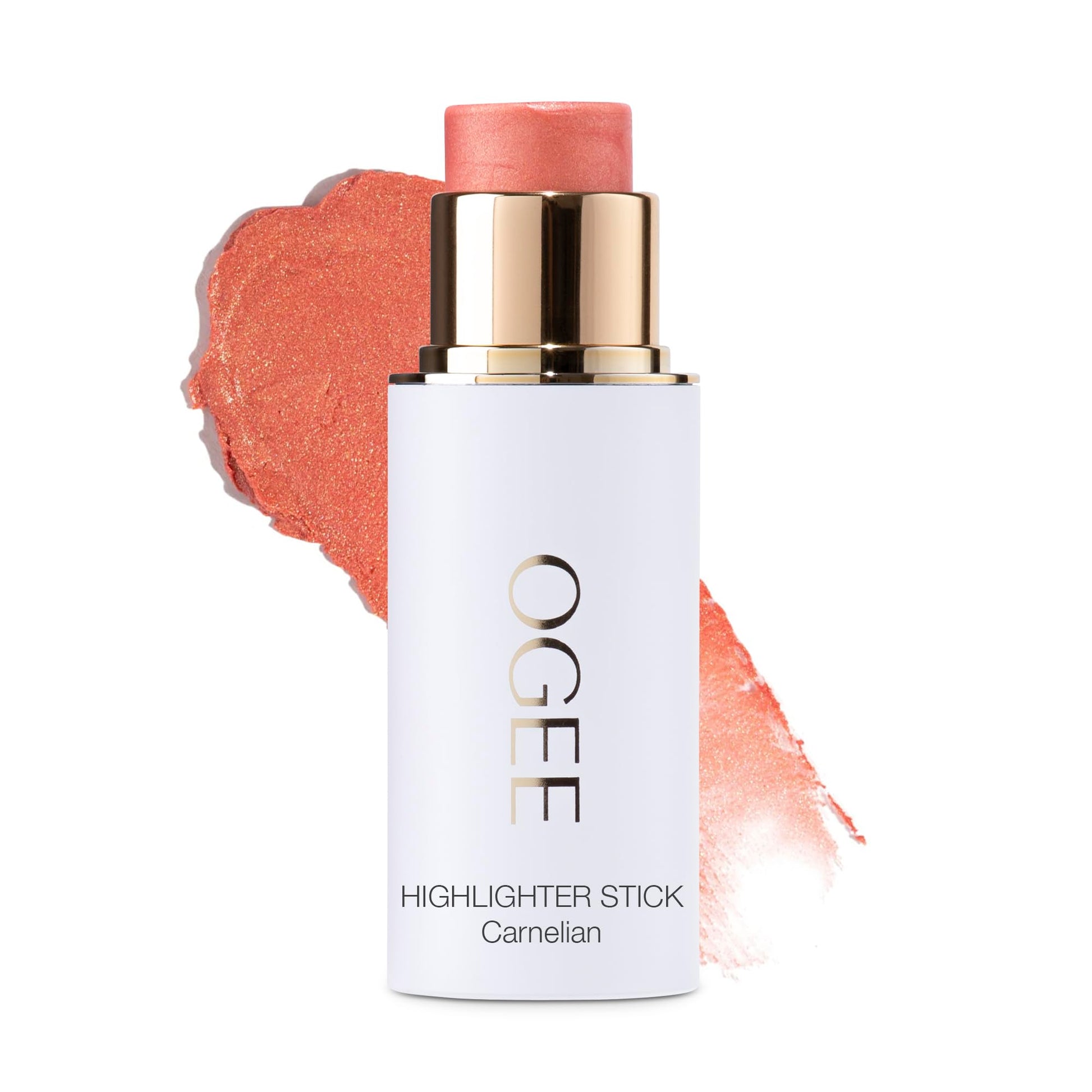 Ogee Face Stick Trio - Golden Contour Stick Makeup Collection - Certified Organic Bronzer, Blush Stick, and Highlighter Stick for a Flawless Look