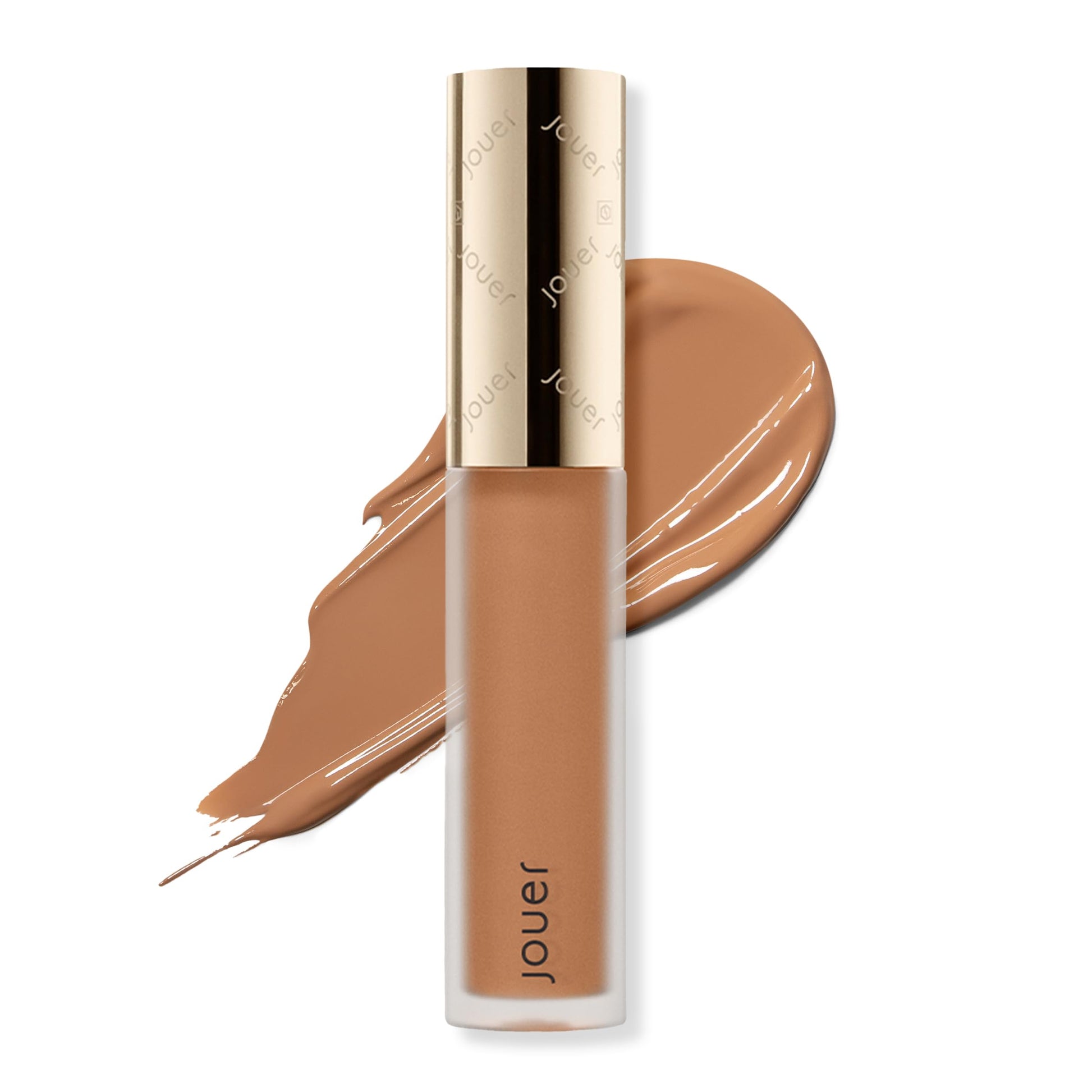 Jouer Essential High Coverage Liquid Concealer - Soft Matte Finish - Color Corrector for Spot Coverage, Under Eye Dark Circles and Contour, CremeBrulee