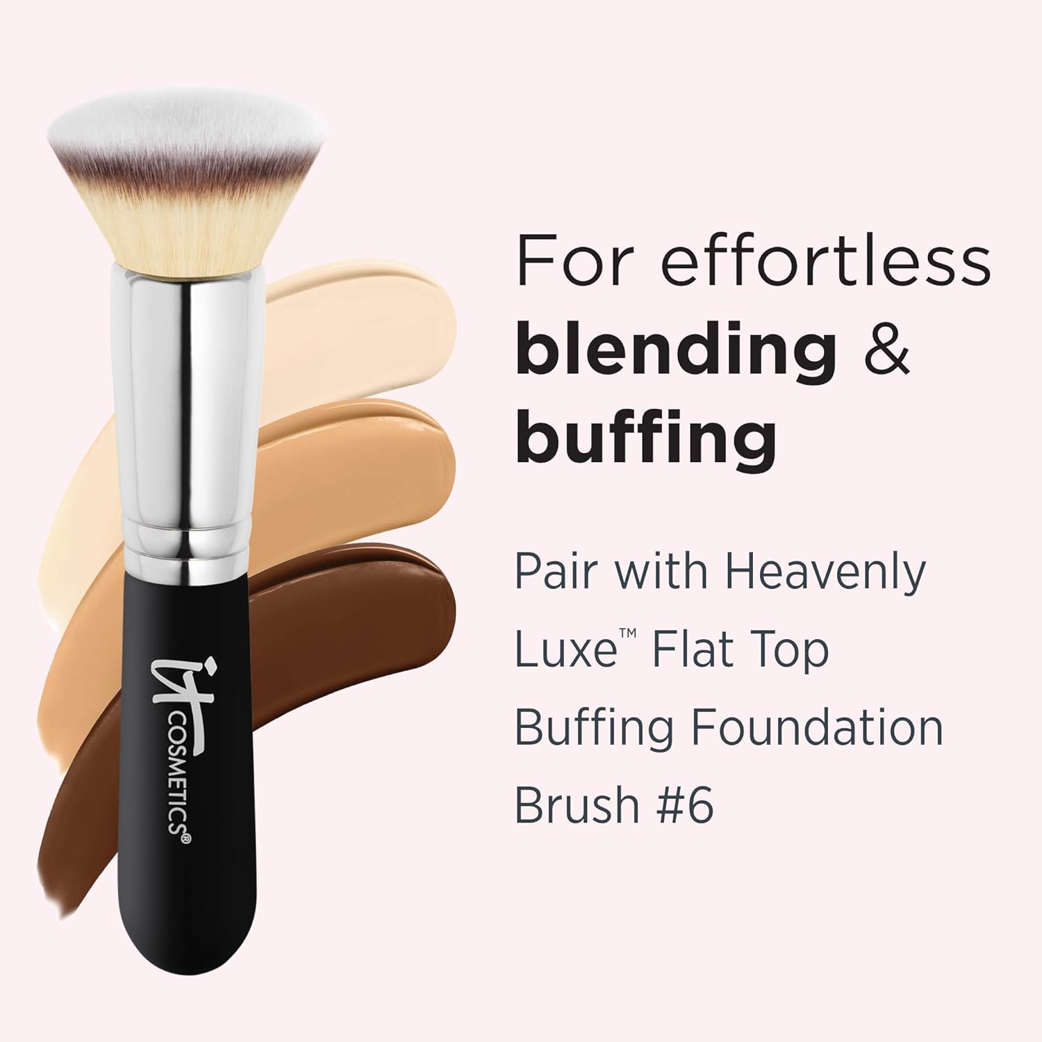 IT Cosmetics Your Skin But Better Foundation + Skincare - Hydrating Medium Buildable Coverage - Minimizes Pores & Imperfections - Natural Radiant Finish - With Hyaluronic Acid - 1.0 fl oz