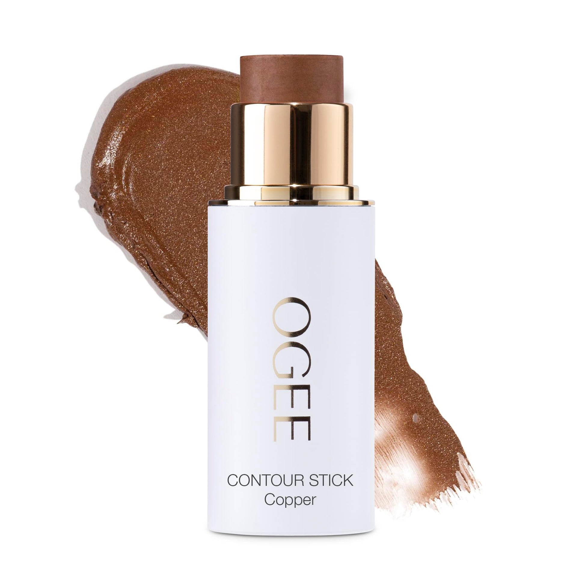 Ogee Face Stick Trio - Golden Contour Stick Makeup Collection - Certified Organic Bronzer, Blush Stick, and Highlighter Stick for a Flawless Look
