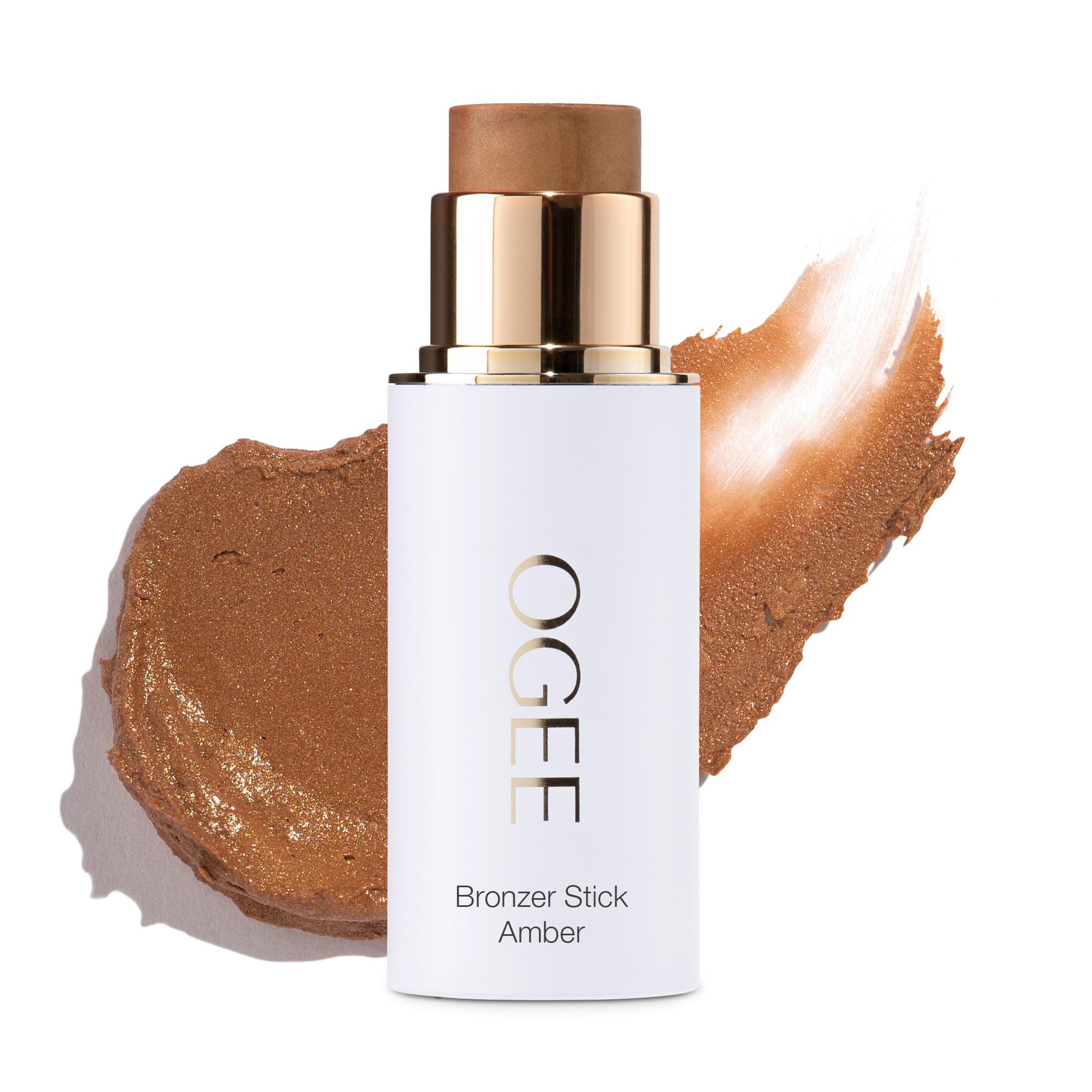 Ogee Face Stick Trio - Golden Contour Stick Makeup Collection - Certified Organic Bronzer, Blush Stick, and Highlighter Stick for a Flawless Look